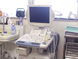 超音波画像診断装置（エコー）の写真